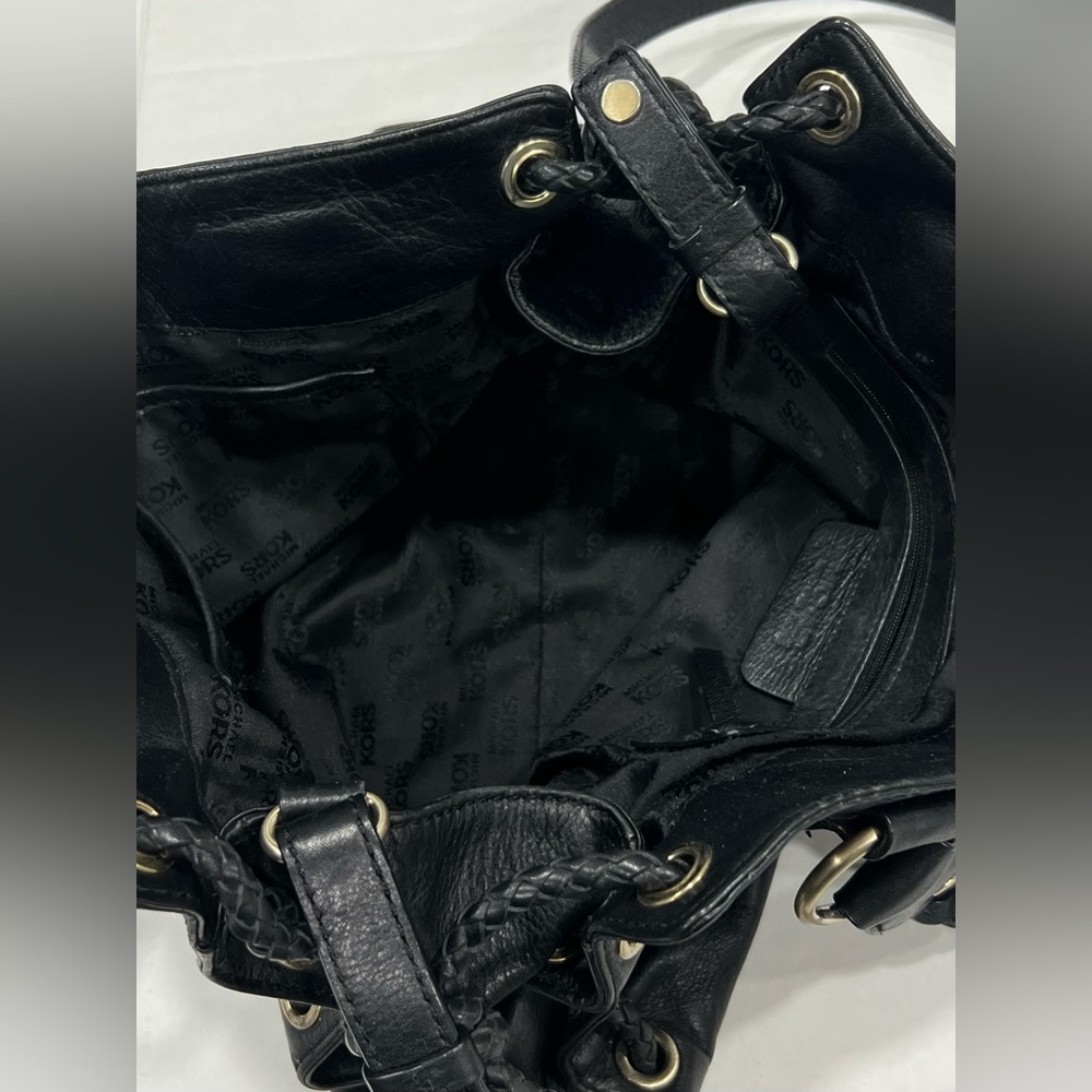 Michael Kors black leather shoulder bag - Picture 14 of 15